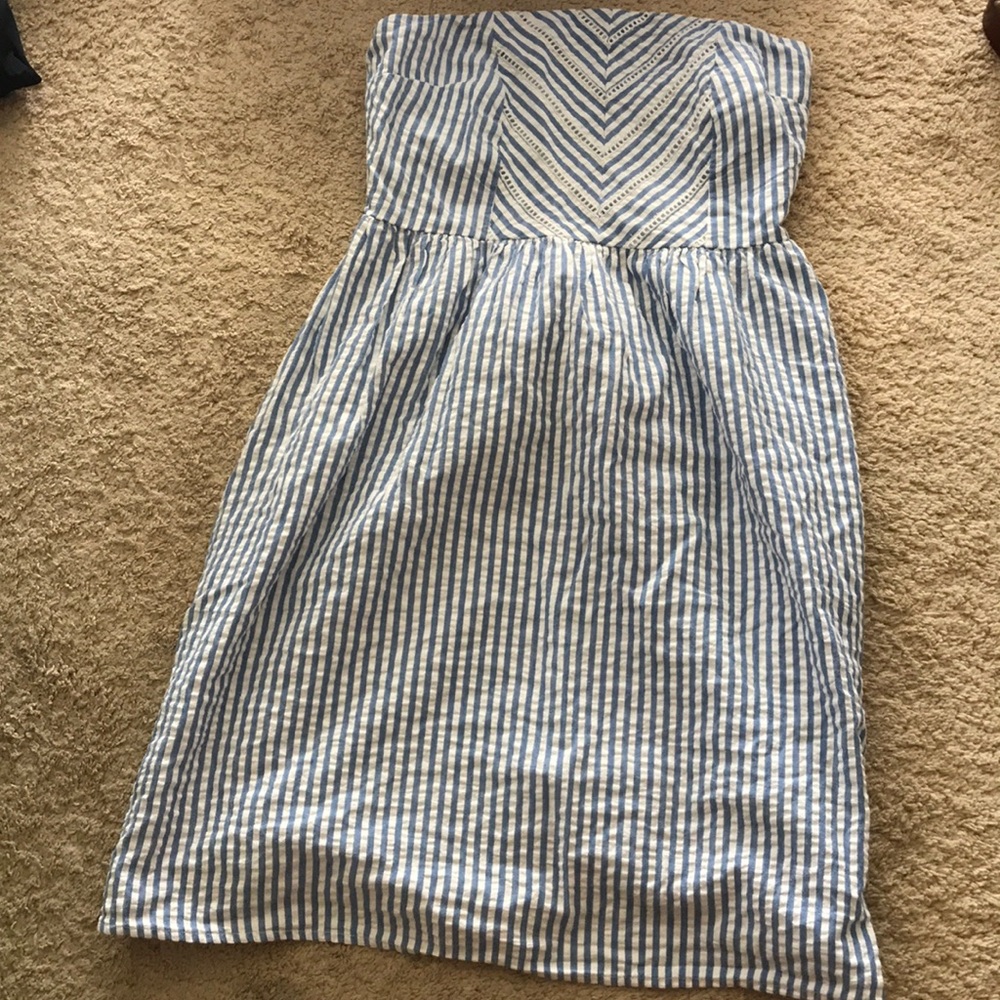 Strapless summer dress